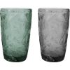 Drinking glass LEAF 350ml tall, green