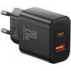 Joyroom   EU Joyroom JR-TCF05 20W USB-A USB-C charger Black