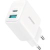Joyroom   20W Dual-Port (USB A+ USB C) Charger (EU) White