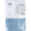 Tablecloth EASY CARE 140x180cm, white/grey with tassel