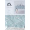 Tablecloth EASY CARE 140x180cm, blue with tassel