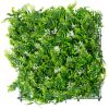 Artificial plant GREENLAND for wall 50x50cm, white flower