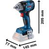Triecienatslēga Bosch GDS 18V-330 HC Professional; 18 V (bez akumulatora un lādētāja) Triecienatslēga