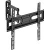 JVC Free-tilt design: simplifies adjustment for better visibility and reduced glareSwivel mechanism provides maximum viewing flexibilitySpirit level ensures perfect positioningConvenient cable holder. 32-55". Max 35kg.