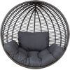 Cushion for hanging chair CLOBE, dark grey