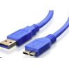 Kabelis Brackton USB-A Male - USB Micro B Male 0.5m Blue