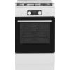 Whirlpool WS5G8CHW/E/1 gāzes plīts, elektriskā cepeškrāsns 50cm balta