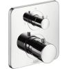 Hansgrohe iebūvējamā termostata Axor Citterio M virsapmetuma daļa, ar 2 ceļu pārslēdzēju, hroms