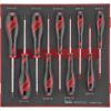 Tengtools Skrūvgriežu komplekts Teng Tools TED909TXN; EVA; 9 gab.