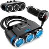 Goodbuy 3 x автомобильное зарядное устройство разветвитель 12 | 24V | 2 x USB 2.1A | LED