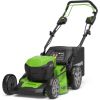 Akumulatora zāles pļāvēja pašgājējs Greenworks GD24X2LM46SP; 2x24 V (bez akumulatora un lādētāja)