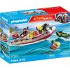 Playmobil Playmobil Action Heroes 71464 Łódz straży pożarnej ze skuterem wodnym