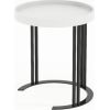 Side table KEIRA D40xH45cm, white