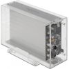 DeLOCK 42624 storage drive enclosure 2.5/3.5" HDD/SSD enclosure Transparent, Drive cases