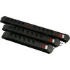 Maclean power strip, 10 outlet extension cord, 2 switches, protection and overload indication, 3680W, MCE10