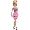 Mattel Barbie Doll - Fashionistas #213 Black And White Shirt and Pink Skirt Doll (HRH11)