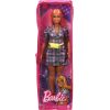 Mattel Barbie Doll - Fashionistas #161 - Puff Sleeve Plaid Blazer Dress Curvy Doll (GRB53)