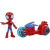 Hasbro Disney Junior Marvel: Spidey and his Amazing Friends - Spidey  Motorcycle (F7459)