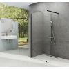 Ravak dušas siena Walk-In Air, 900 mm, h=2000, melns/caurspīdīgs stikls