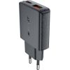 Acefast   Acefast A69 PD 30W GaN USB-A USB-C wall charger - black