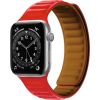 Hurtel   Magnetic Strap Watch Strap 6/5/4/3/2 / SE (44mm / 42mm) Magnetic Band Bracelet Bracelet Red