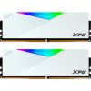 ADATA DDR5 - 64GB - 6400 - CL - 32 (2x 32 GB) dual kit, RAM (white, AX5U6400C3232G-DCLARWH, Lancer RGB, INTEL XMP)