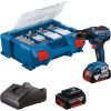 Bosch cordless drill driver 18V-55, GAL, 2x 4Ah + acc. (LC) - 06019H5209