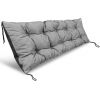 vidaXL PODUSZKA OGRODOWA 150/50 CM SZARA