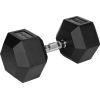 Rebel Hantel żeliwny gumowany HEX 27,5 kg REBEL ACTIVE