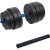 Rebel Hantel bitumiczny regulowany z łącznikiem 1x20kg, REBEL ACTIVE