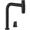 Hansgrohe virtuves izlietnes maisītājs ar izvelkamu dušu Metris Select M71 200 2jet, matēts melns + sBox