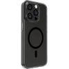 Evelatus Apple  iPhone 15 Pro Max Clear Case With MagSafe and Camera Protection Transparent Black