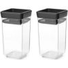 BRABANTIA uzglabāšanas kārbu komplekts, 2 gab., Dark Grey - 101137