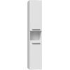 Top E Shop Bathroom cabinet NEL III 31x30x174 cm, matt white