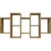 Top E Shop Hanging bookcase Bilbao 7.0 Wall mounted shelves Oak Artisan