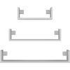 Top E Shop Topeshop MOBI 3P BIEL shelve Floating shelf Wall mounted Particle board White