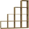 Top E Shop Topeshop STEP ARTISAN 4X4 living room bookcase