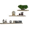 Top E Shop Topeshop TOBI 3P SONOMA shelve Floating shelf Wall mounted Particle board Oak, Wood