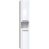 Top E Shop Bathroom cabinet NEL III 31x30x174 cm, white, glossy
