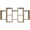 Top E Shop Wall-hung bookcase Bilbao 7.0 Wall Shelves Sonoma Oak