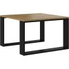 Top E Shop MODERN MINI table 67x67x40 cm Artisan Oak/Black