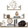 Top E Shop Topeshop MOBI 3P SONOMA shelve Floating shelf Wall mounted Particle board Oak
