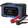 Qoltec 52483 Battery charger with repair function | Intelligent microprocessor charger | 12V | 6A | LED | 4 modes