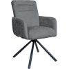 Chair BATUL rotating, dark grey
