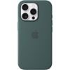 Apple iPhone 16 Pro Silicone Case with MagSafe Lake Green