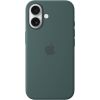 Apple iPhone 16 Silicone Case with MagSafe Lake Green
