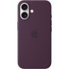 Apple iPhone 16 Silicone Case with MagSafe Plum