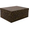 Box DIANA-10, with a lid 19x13xH8cm, black/gold