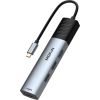 HUB 5in1 MOKiN USB-C PD 3.0 100W (silver)