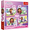 TREFL GABBY´S DOLLHOUSE Pužļu komplekts 4 in1